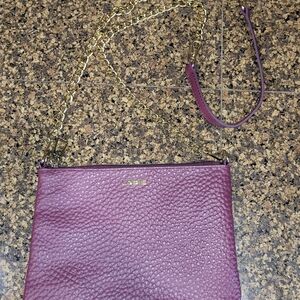 Lodis Purple Leather Crossbody Bag